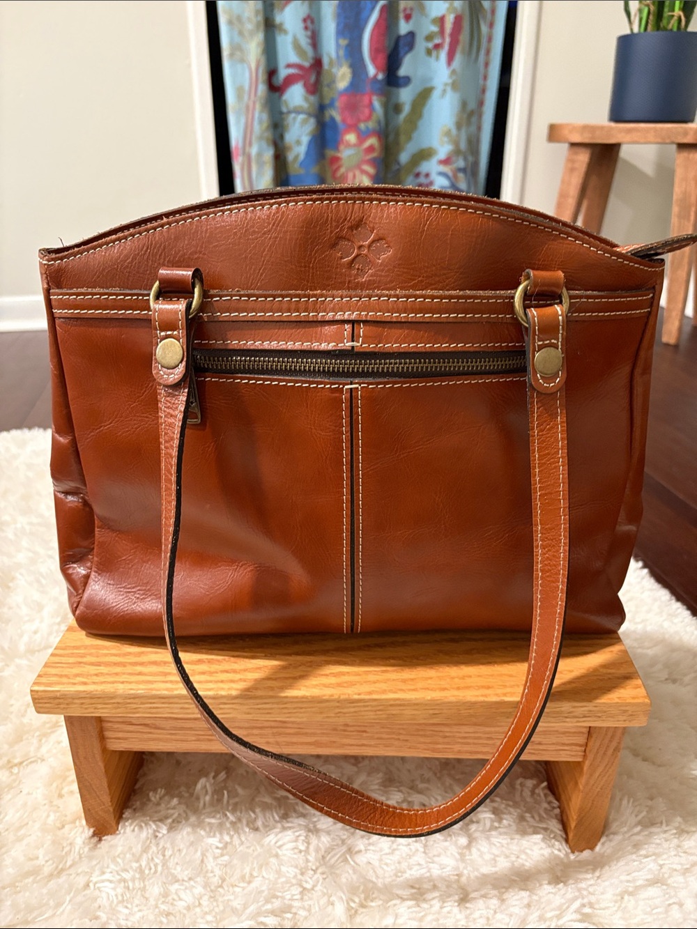 Patricia Nash Leather Tote Bag - Brown Shoulder Bag
